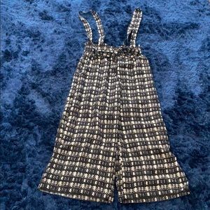 Forever 21 Houndstooth suspender pants